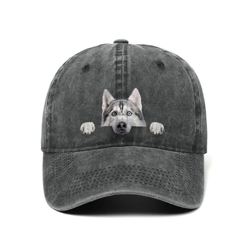 Baseballkappe für Husky-Hundeliebhaber, verstellbar