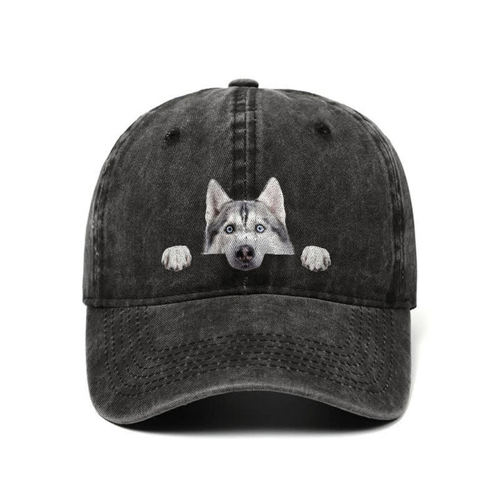 Baseballkappe für Husky-Hundeliebhaber, verstellbar