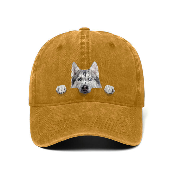Baseballkappe für Husky-Hundeliebhaber, verstellbar