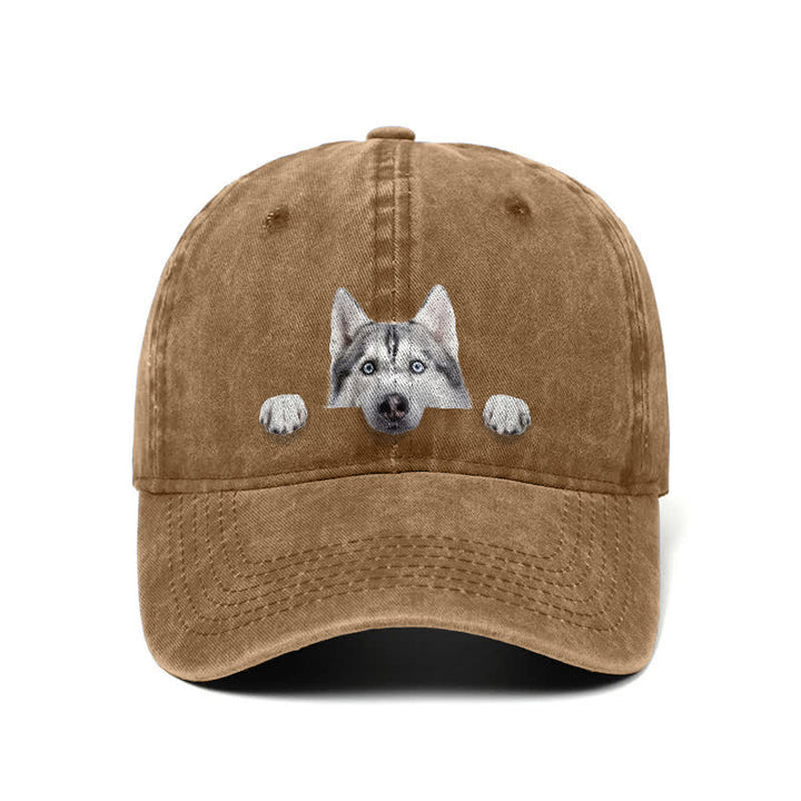 Baseballkappe für Husky-Hundeliebhaber, verstellbar