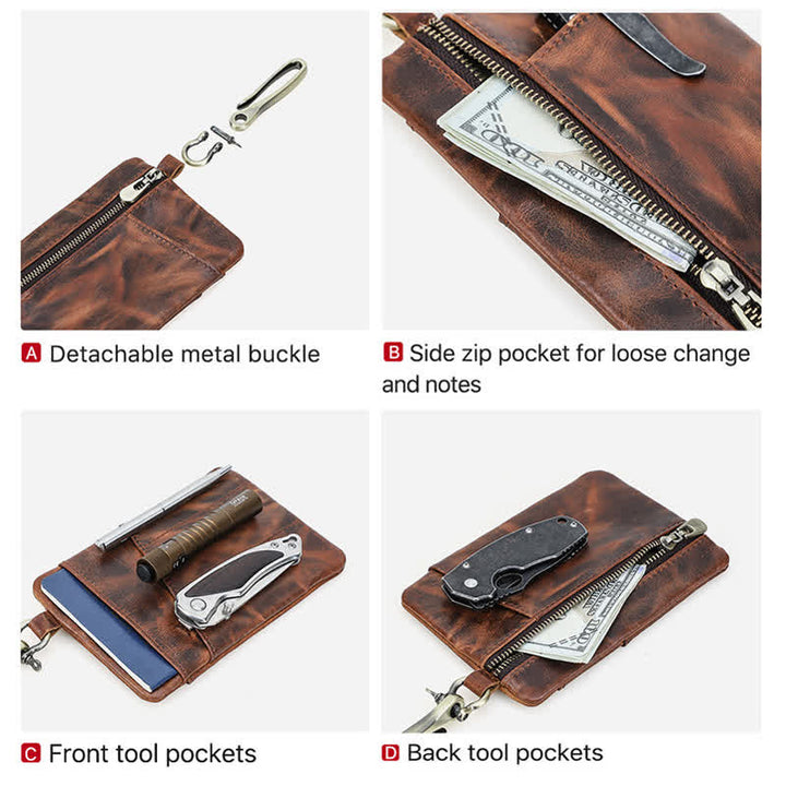 Aufbewahrungstasche für Outdoor-Werkzeug-Taschenlampen mit großer Hakenschnalle - image 6
