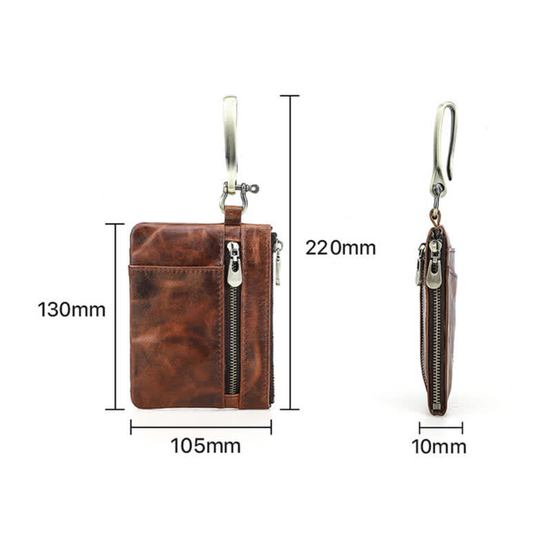Funktionelle Werkzeugtasche aus Leder mit großer Hakenschnalle - image 14