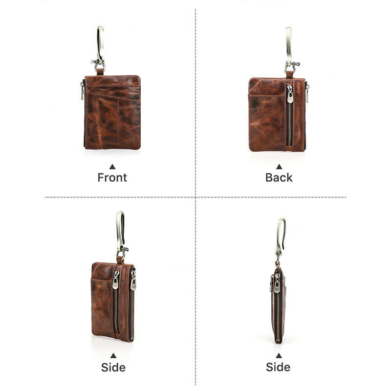 Funktionelle Werkzeugtasche aus Leder mit großer Hakenschnalle - image 12