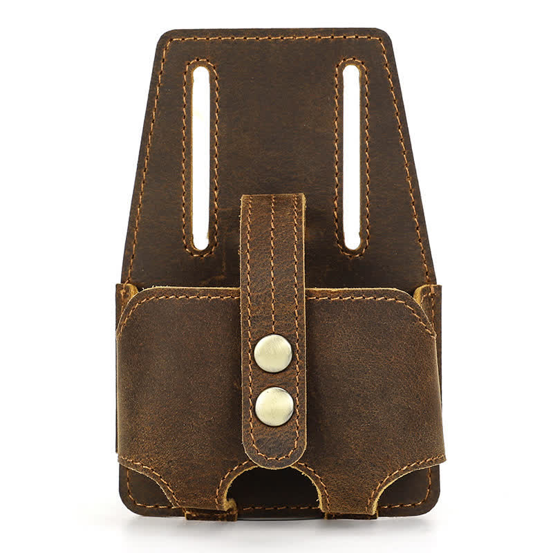 Kaffee 5M Stahlmaßkoffer Ledergürteltasche - image 9