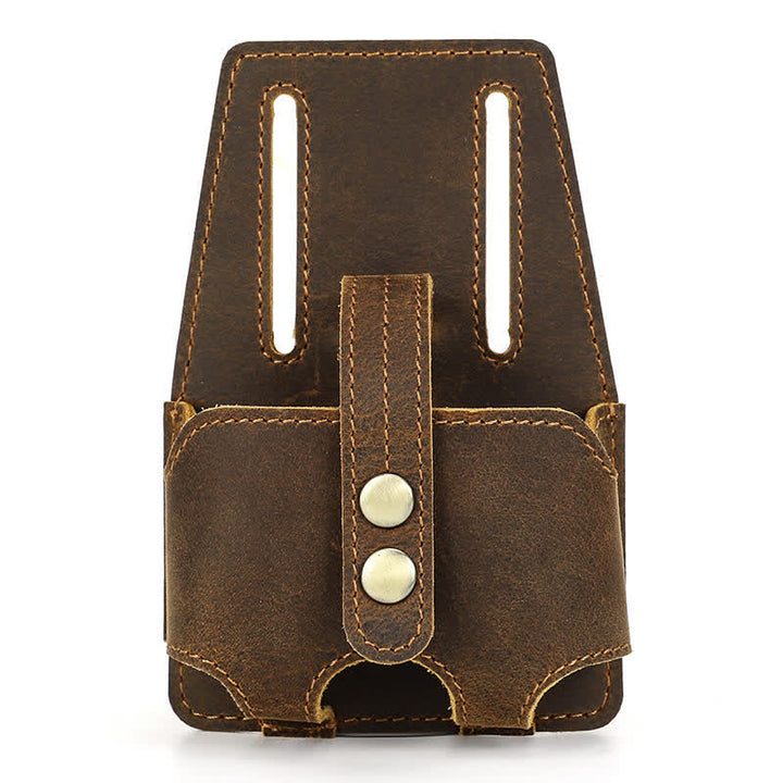 Kaffee 5M Stahlmaßkoffer Ledergürteltasche - image 9