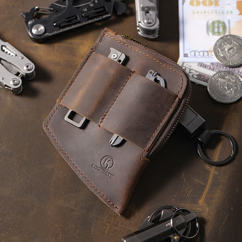 Gebogene Form EDC Pocket Wallet Ledergürteltasche - image 3