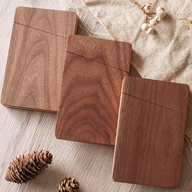 Visitenkartenetui aus Holz mit individueller Namensgravur - image 10