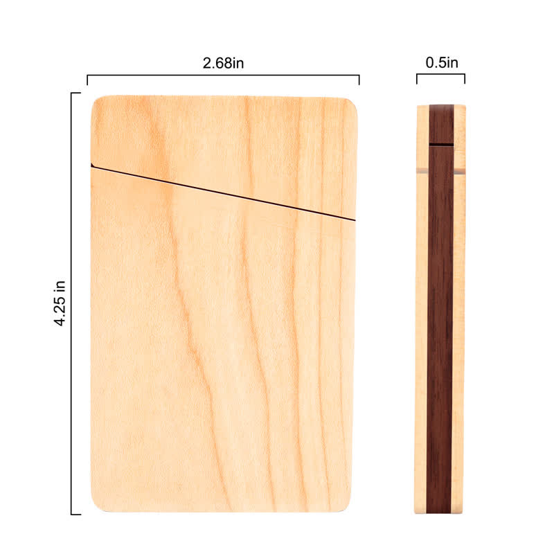 Visitenkartenetui aus Holz mit individueller Namensgravur - image 11