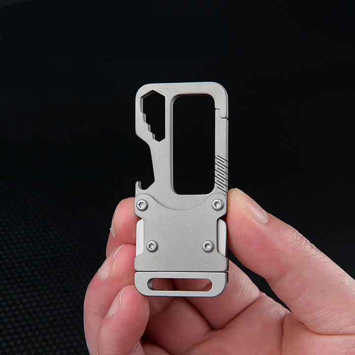 Multifunktionaler Karabiner-Schlüsselanhänger-Clip mit Messer - image 7