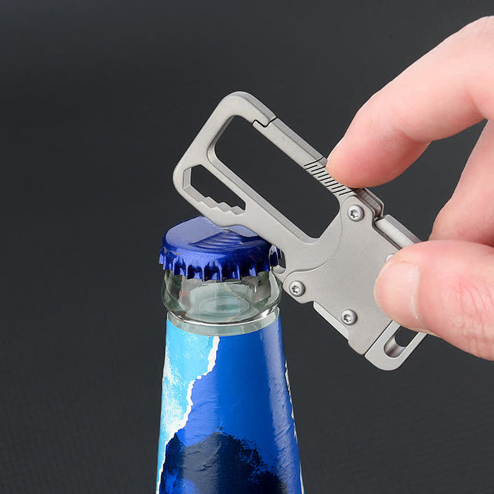 Multifunktionaler Karabiner-Schlüsselanhänger-Clip mit Messer - image 6