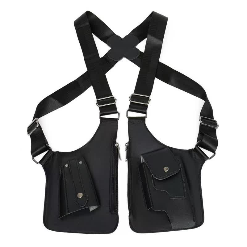 Diebstahlsichere, versteckte Achseltasche mit doppelter Schulterpartie - image 2