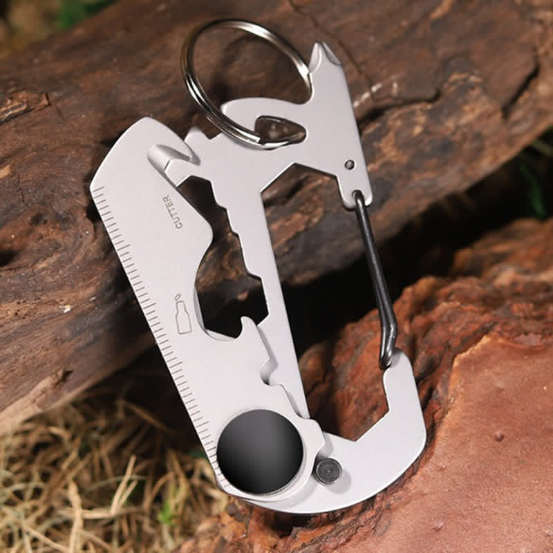 7-in-1-Mehrzweck-Kletterkarabiner-EDC-Schlüsselanhänger - image 6