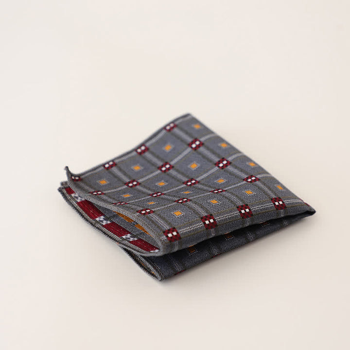 Herren-Einstecktuch im Vintage-Stil mit mehreren Mustern - Stil Nr. 6 - image 10