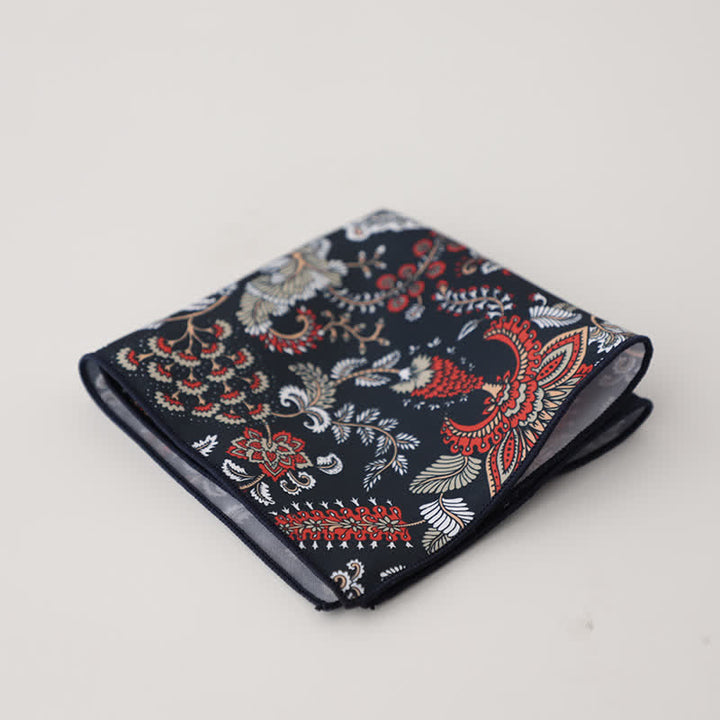 Herren Business Einstecktuch mit ausgefallenem geometrischem Blumenmuster - Stil Nr. 19 - image 22