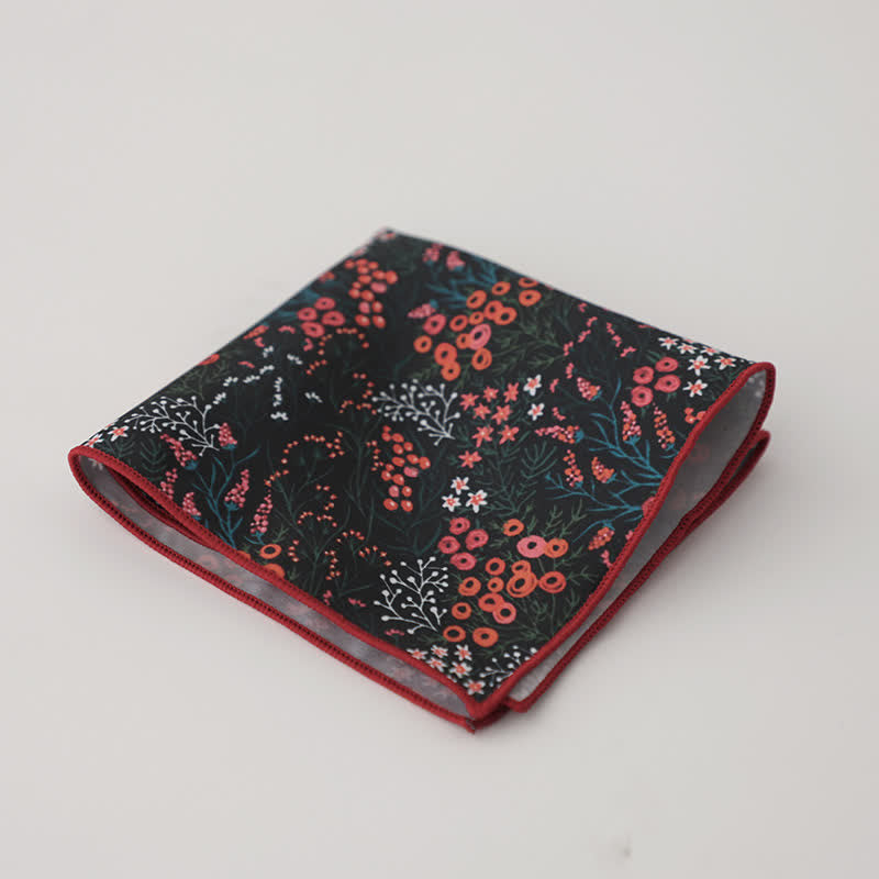 Herren Business Einstecktuch mit ausgefallenem geometrischem Blumenmuster - Stil Nr. 14 - image 17
