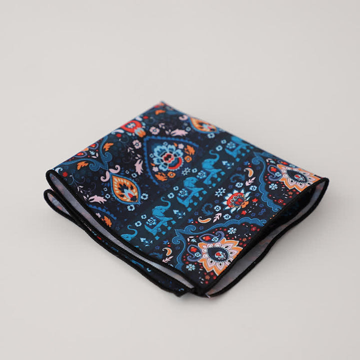 Herren Business Einstecktuch mit ausgefallenem geometrischem Blumenmuster - Stil Nr. 8 - image 11