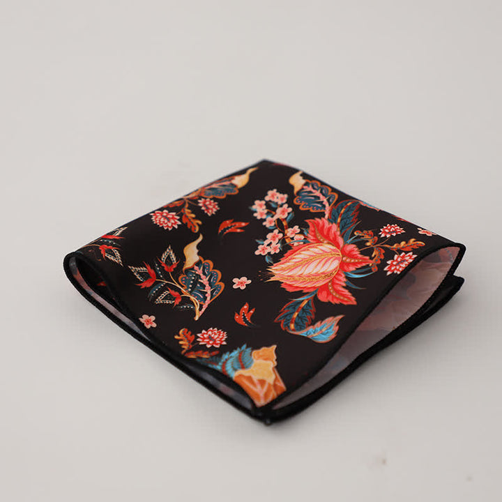 Herren Business Einstecktuch mit ausgefallenem geometrischem Blumenmuster - Stil Nr. 12 - image 15