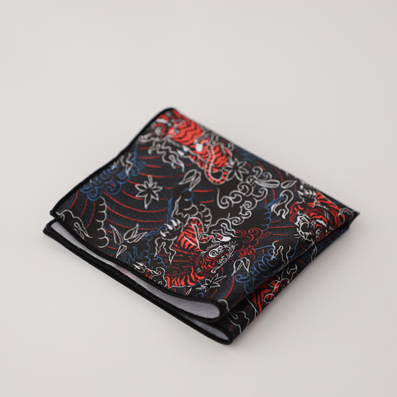 Herren Business Einstecktuch mit ausgefallenem geometrischem Blumenmuster - Stil Nr. 21 - image 24