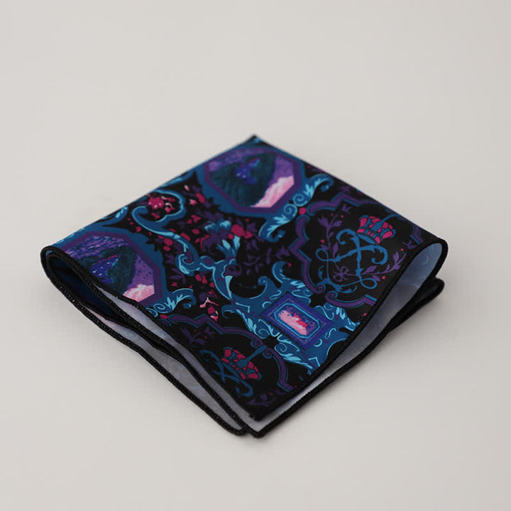 Herren Business Einstecktuch mit ausgefallenem geometrischem Blumenmuster - Stil Nr. 10 - image 13