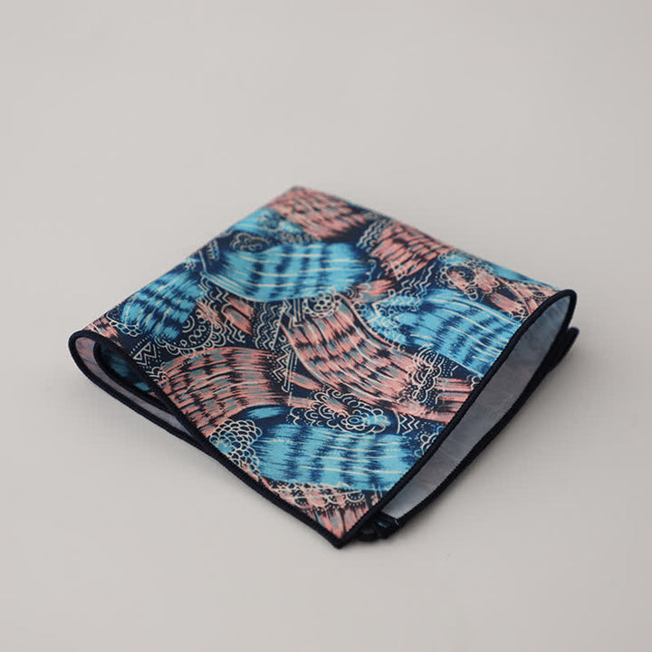 Herren Business Einstecktuch mit ausgefallenem geometrischem Blumenmuster - Stil Nr. 11 - image 14