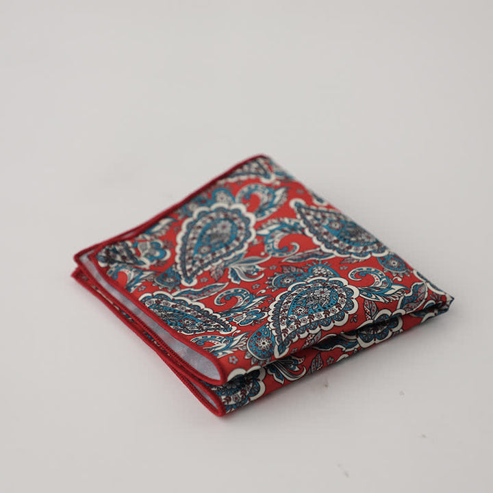 Herren Business Einstecktuch mit ausgefallenem geometrischem Blumenmuster - Stil Nr. 5 - image 8