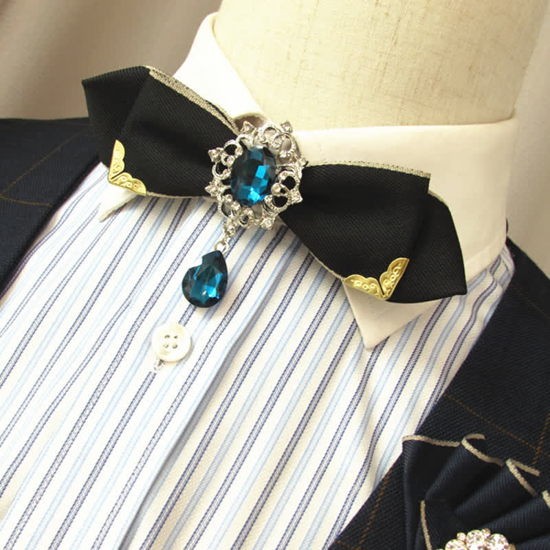 Bräutigam Braut Hochzeit Strass Fliege - image 3