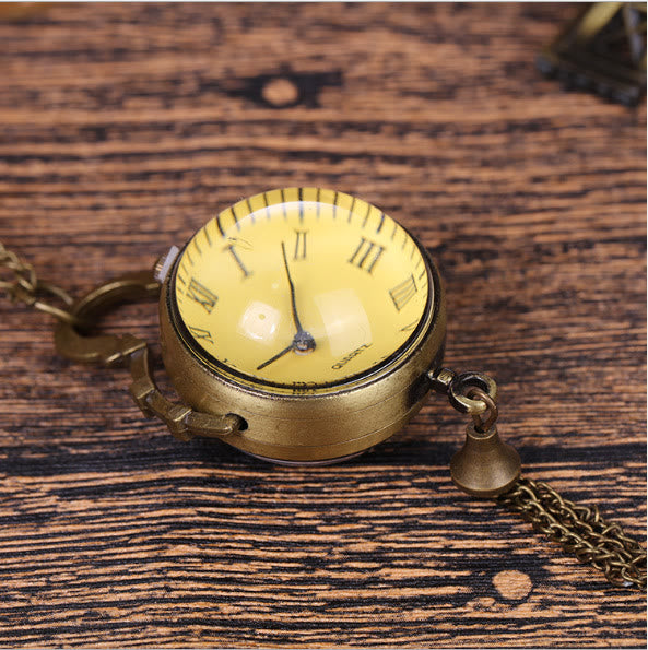 Unisex Retro Große Luxuriöse Quarz-Taschenuhr - image 1