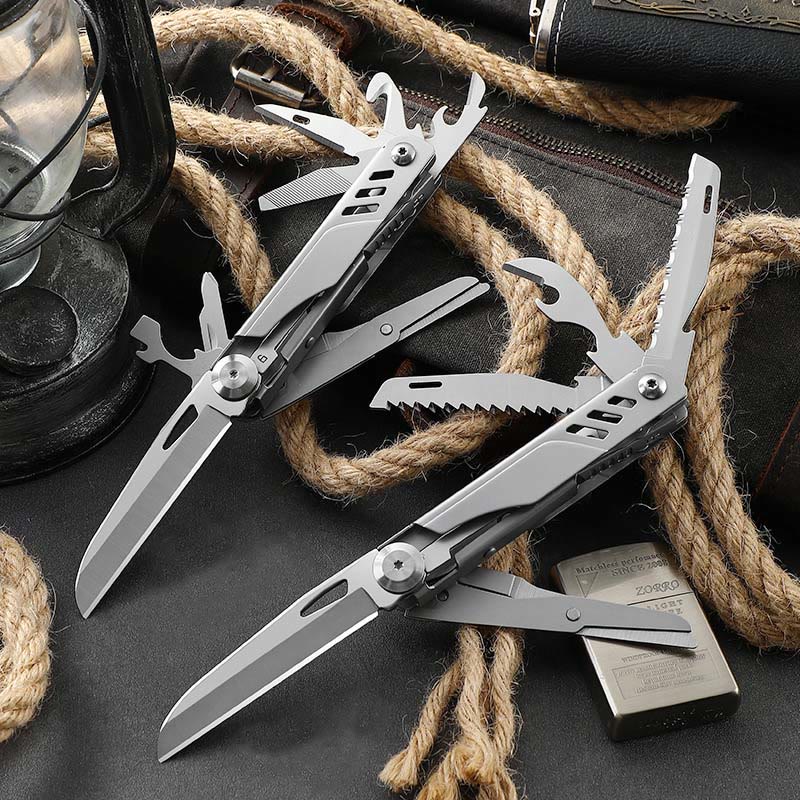 Outdoor Camping Multifunktionales EDC-Werkzeug Tragbares Klappmesser - image 1