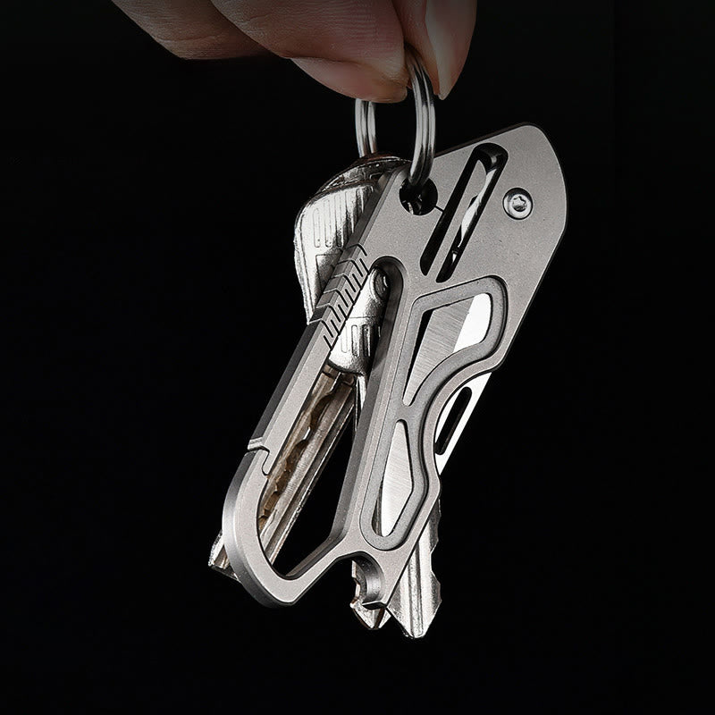 Tragbares Outdoor-EDC-Tool Klappmesser Schlüsselanhänger - image 2