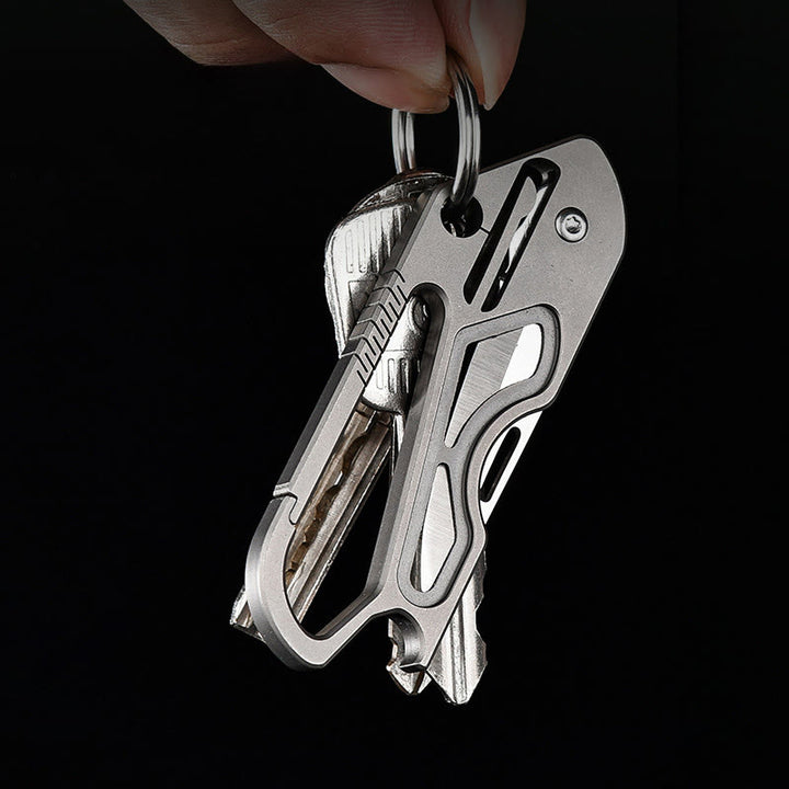 Tragbares Outdoor-EDC-Tool Klappmesser Schlüsselanhänger - image 2