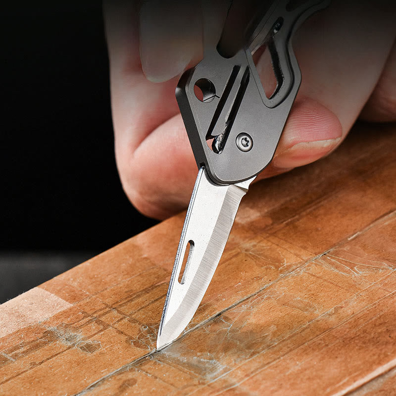 Tragbares Outdoor-EDC-Tool Klappmesser Schlüsselanhänger - image 5
