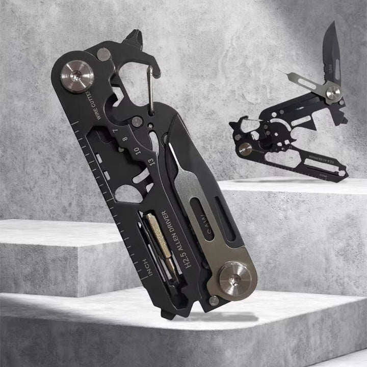 Multifunktionales EDC-Tool Tragbares Klappmesser Schlüsselanhänger - image 1