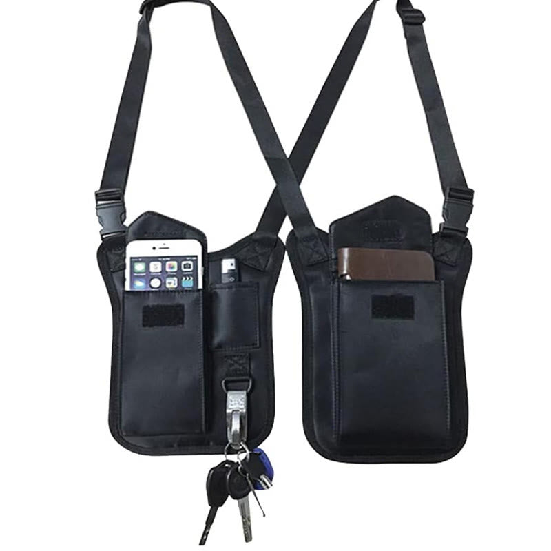 Eng anliegende, diebstahlsichere Achseltasche für den Außenbereich - image 1
