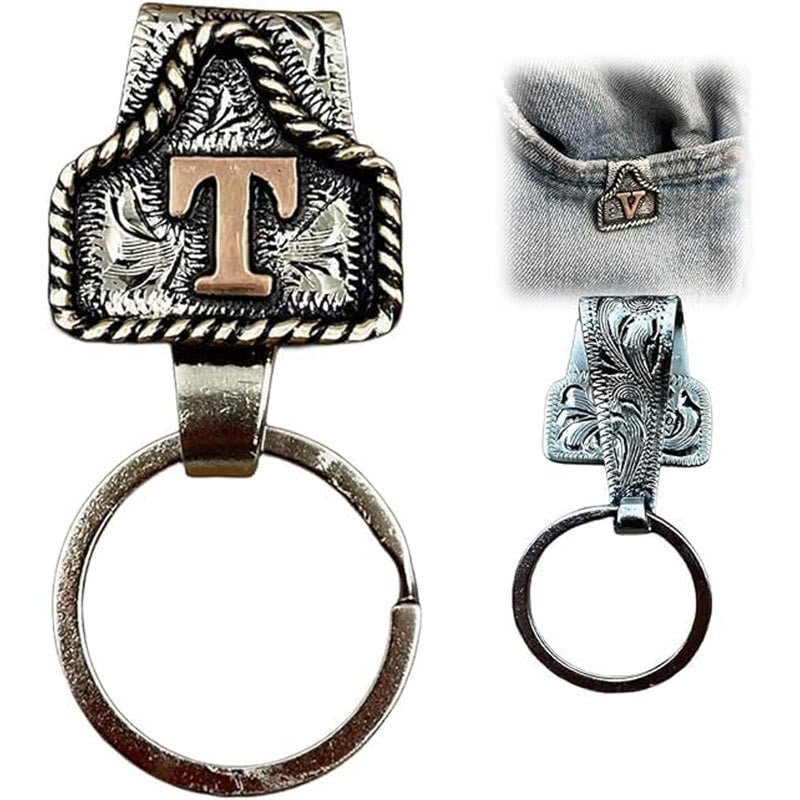 Retro-Schlüsselanhänger aus Metall im Western-Cowboy-Stil - T - image 21