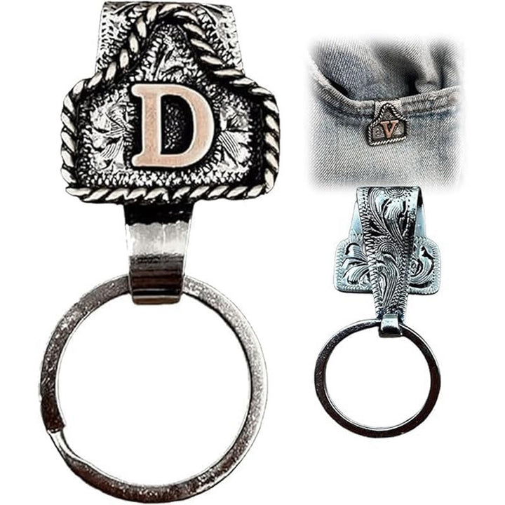 Retro-Schlüsselanhänger aus Metall im Western-Cowboy-Stil - D - image 6