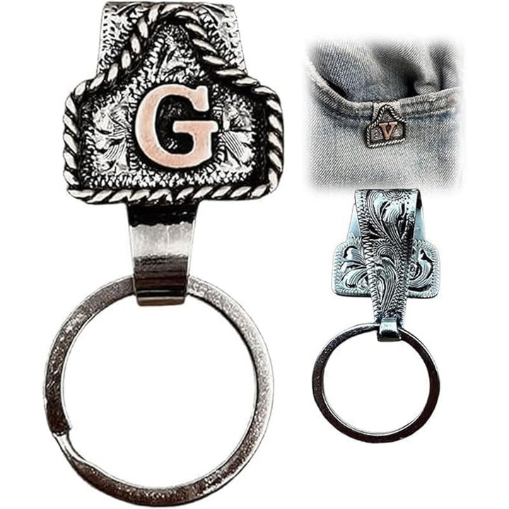 Retro-Schlüsselanhänger aus Metall im Western-Cowboy-Stil - G - image 9