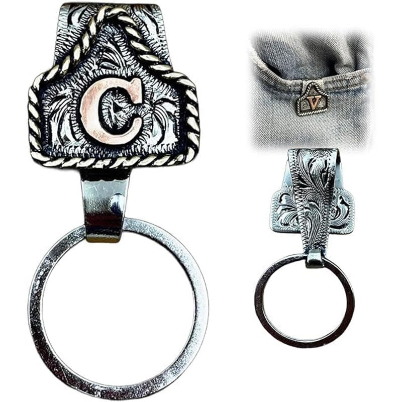 Retro-Schlüsselanhänger aus Metall im Western-Cowboy-Stil - C - image 5