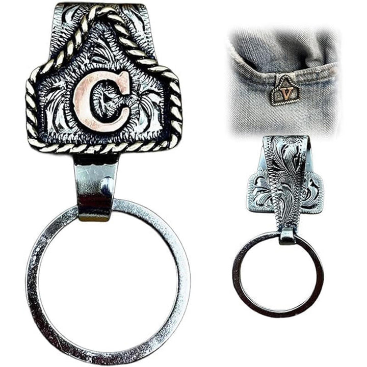 Retro-Schlüsselanhänger aus Metall im Western-Cowboy-Stil - C - image 5