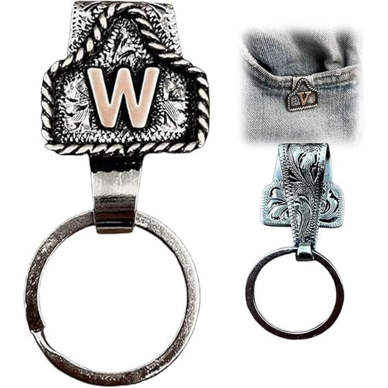 Retro-Schlüsselanhänger aus Metall im Western-Cowboy-Stil - W - image 24