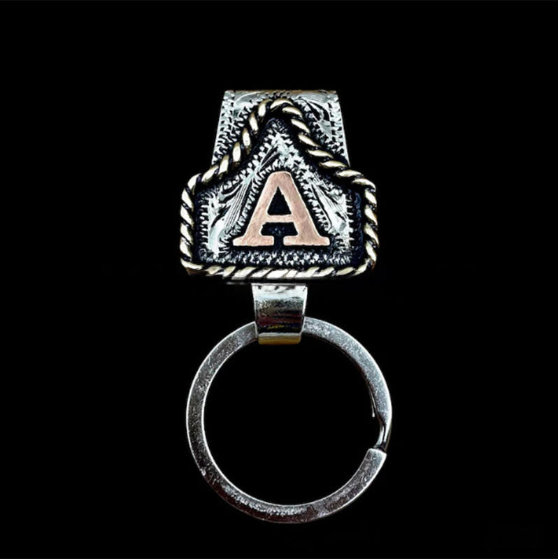 Retro-Schlüsselanhänger aus Metall im Western-Cowboy-Stil - image 1