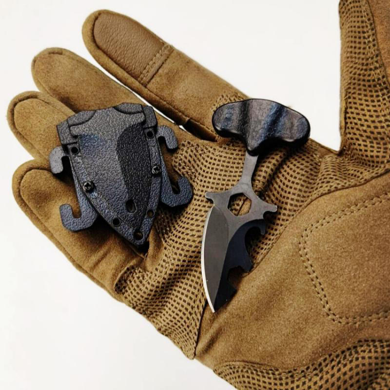 Tragbares EDC-Tool zur Selbstverteidigung im Freien, Mini-Schwarzmesser - image 4