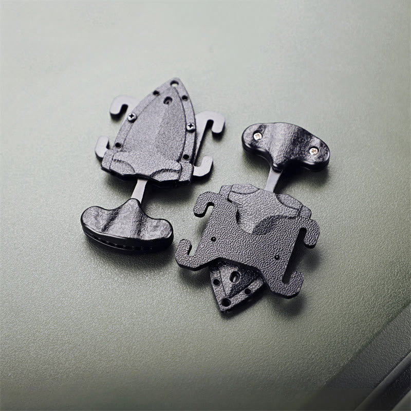 Tragbares EDC-Tool zur Selbstverteidigung im Freien, Mini-Schwarzmesser - image 5