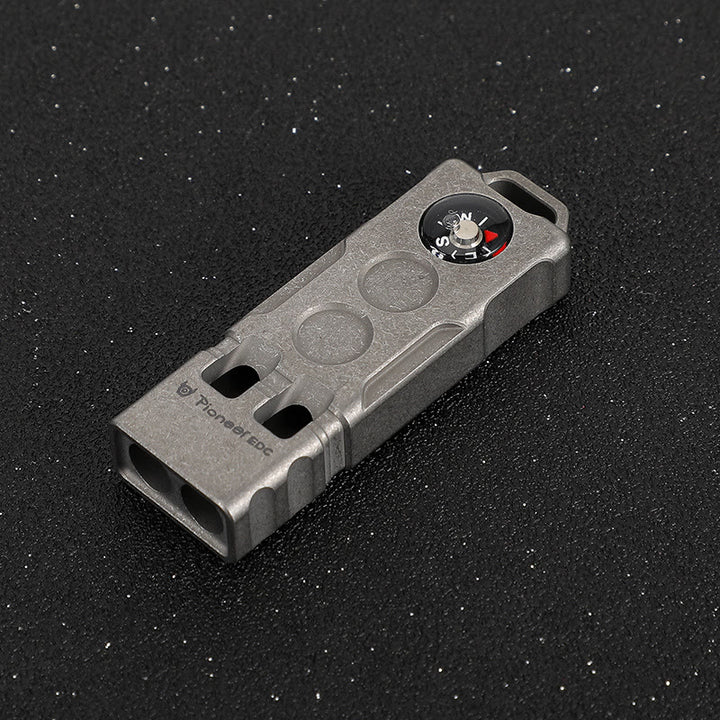 2-in-1 EDC-Tool Dual Tube High Decibel Survival Kompass & Pfeife - Steinwäsche - image 9