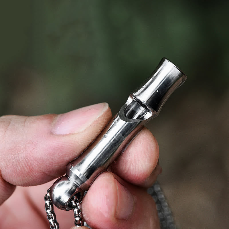 Outdoor Titanlegierung EDC-Tool Einzelrohr Hochdezibelpfeife - image 5