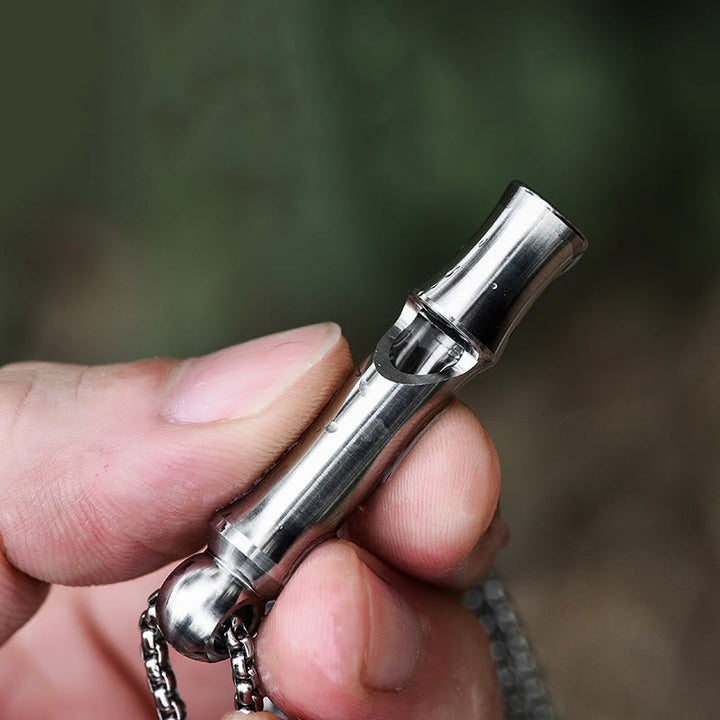 Outdoor Titanlegierung EDC-Tool Einzelrohr Hochdezibelpfeife - image 5