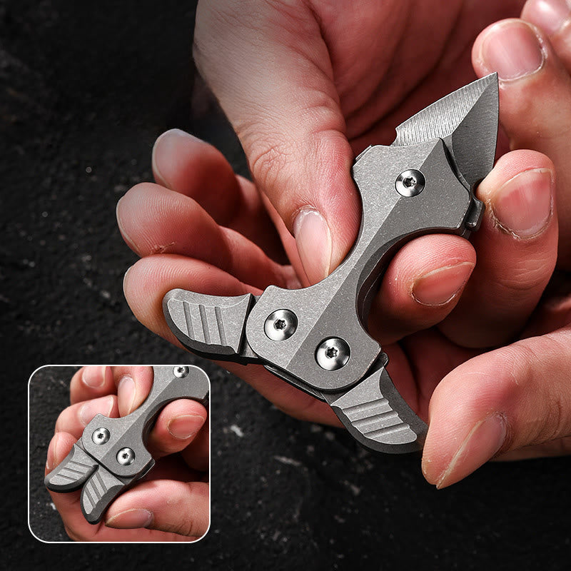Multifunktionales tragbares EDC-Werkzeugmesser zur Selbstverteidigung aus Titanlegierung - image 2