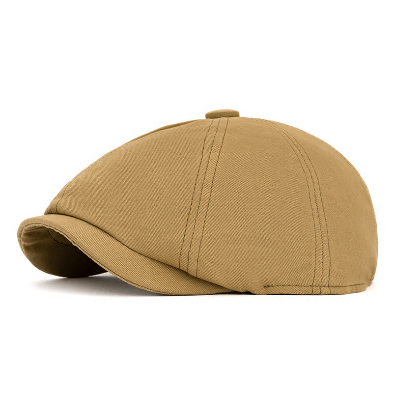 Frühling & Sommer Britische Retro Achteckige Baskenmütze - Khaki - Einstellbar (22 1/2"-24") - image 1