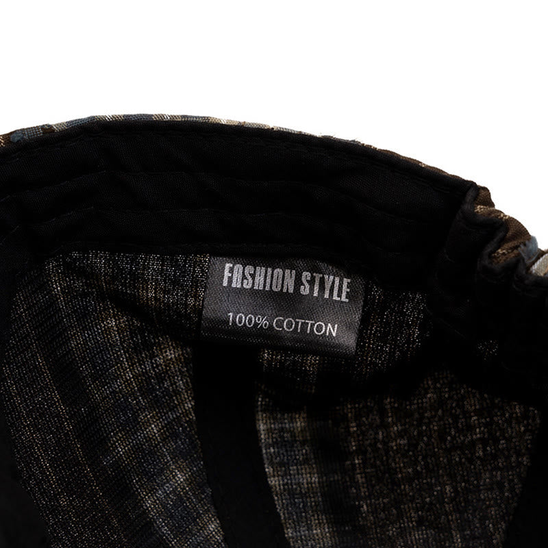 Baskenmütze im Retro-Stil mit Farbblockierung, geeignet für Frühling und Sommer - image 7