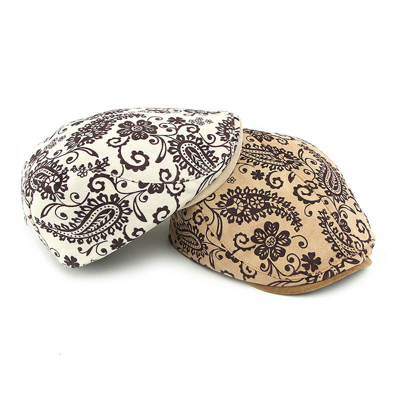 Personalisierte Baskenmütze im ethnischen Stil mit Cashew-Print - image 3