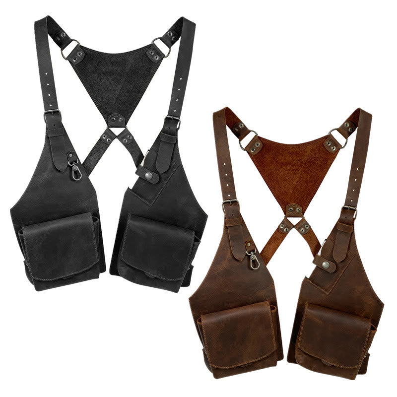 Große Achsel- und Schultertasche im mittelalterlichen Stil - image 5